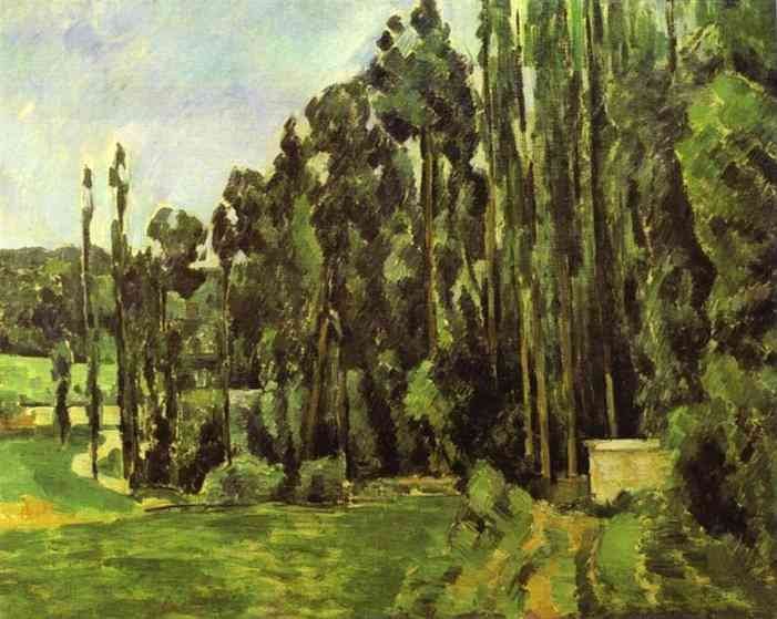 Paul Cezanne Poplar Trees